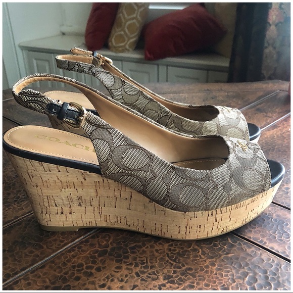 Coach Shoes - COACH SIGNATURE WEDGES
